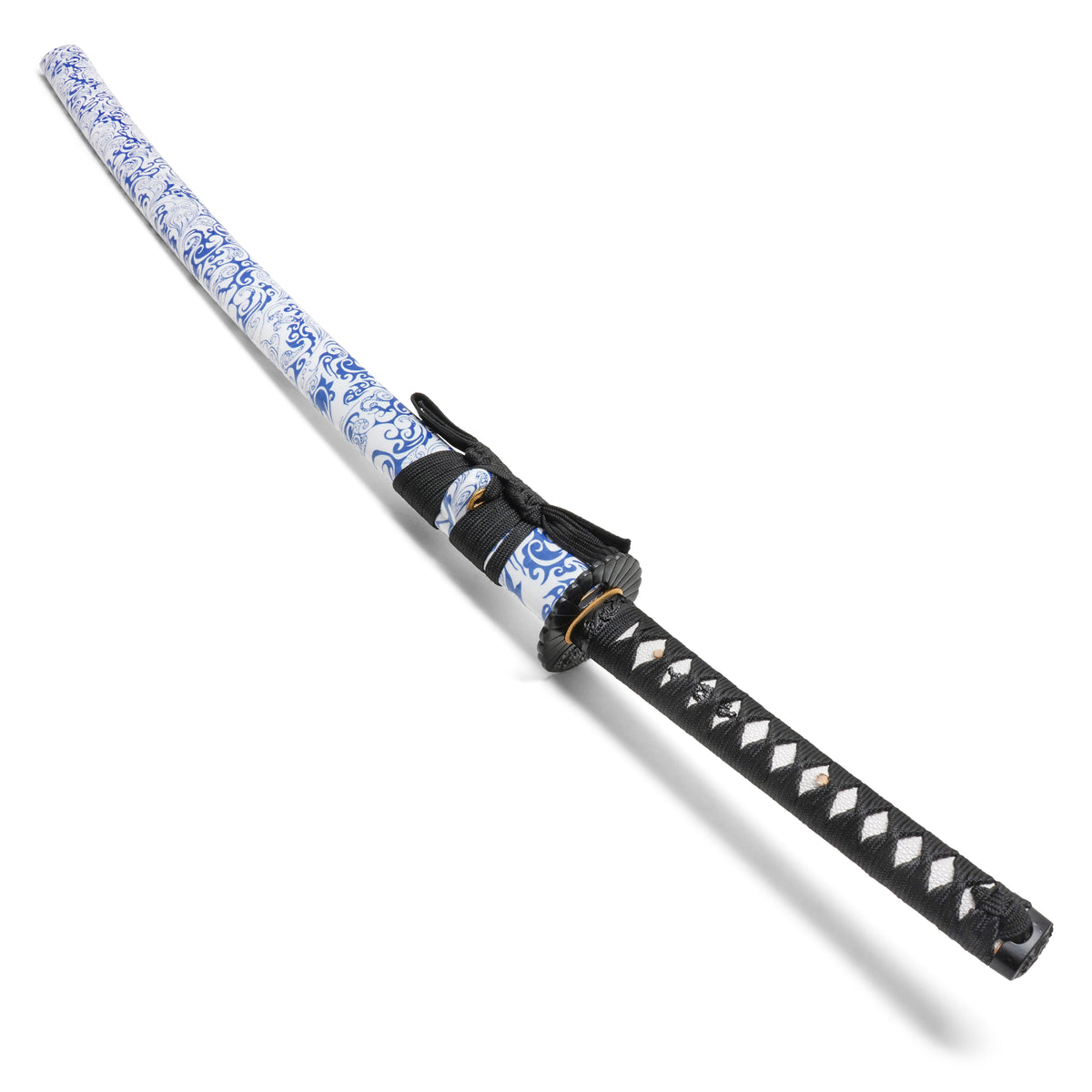 ONIKIRI - 39" Blue Floral Carbon Steel Katana | Katana