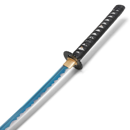 ONIKIRI - 39" Blue Floral Carbon Steel Katana | Katana