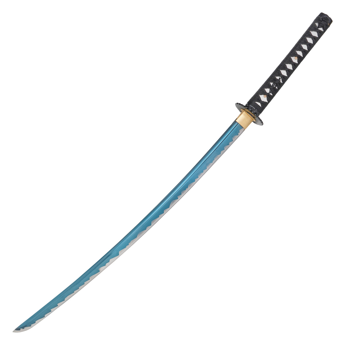 ONIKIRI - 39" Blue Floral Carbon Steel Katana | Katana