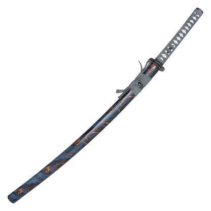 ONIKIRI - 39" Blue Marbled Carbon Steel Katana | Katana