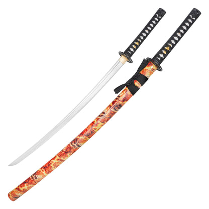 ONIKIRI - 39" Skull Carbon Steel Katana | Katana