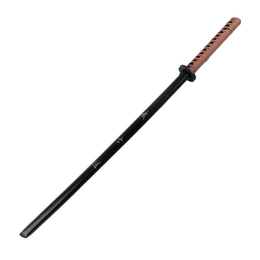 38" Black Wood Bokken Replica | Collectible Training Katana
