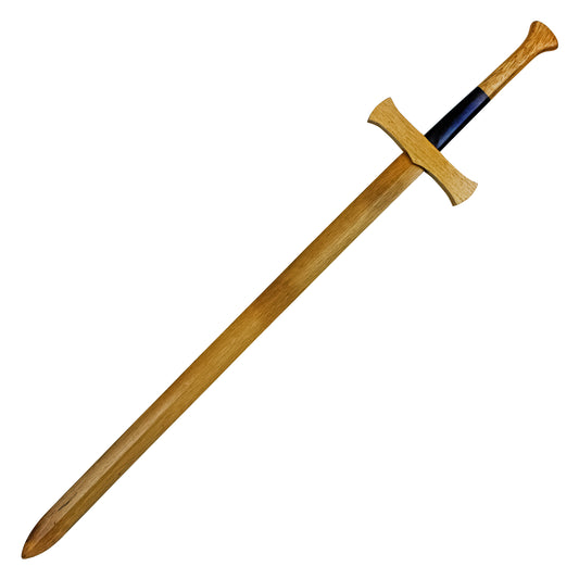 46" Wooden Two-Hand Sword Replica | Collectible Wood Training Weapon