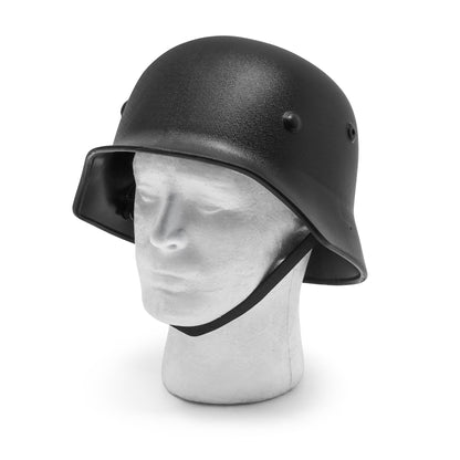 Black Stahlhelm Style Helmet | Foam Costume Helmet