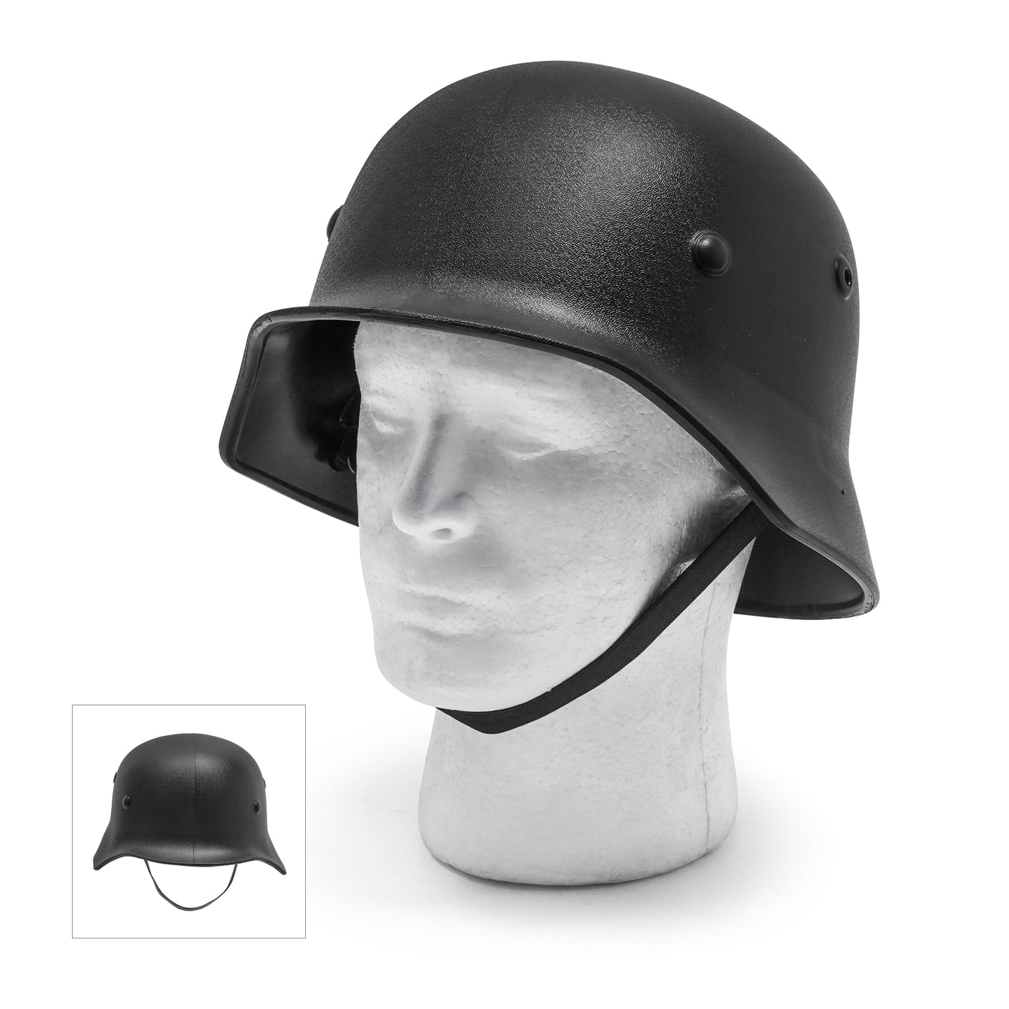 Black Stahlhelm Style Helmet | Foam Costume Helmet