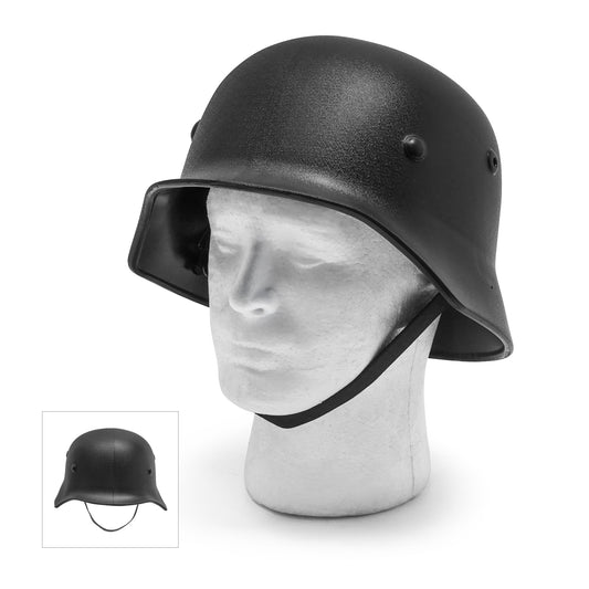 Black Stahlhelm Style Helmet | Foam Costume Helmet