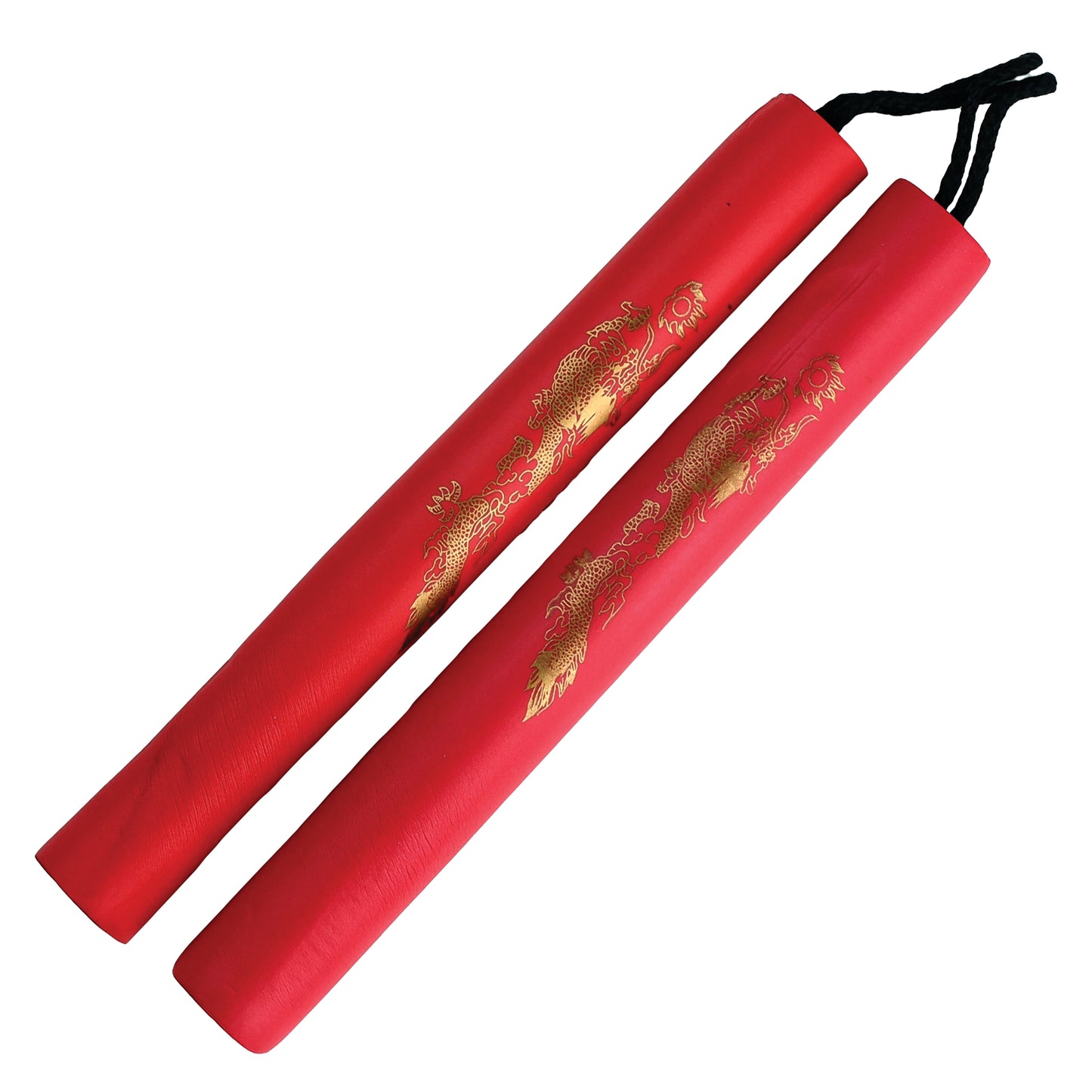 12" Red Foam Dragon Nunchaku | Martial Arts Training Weapon