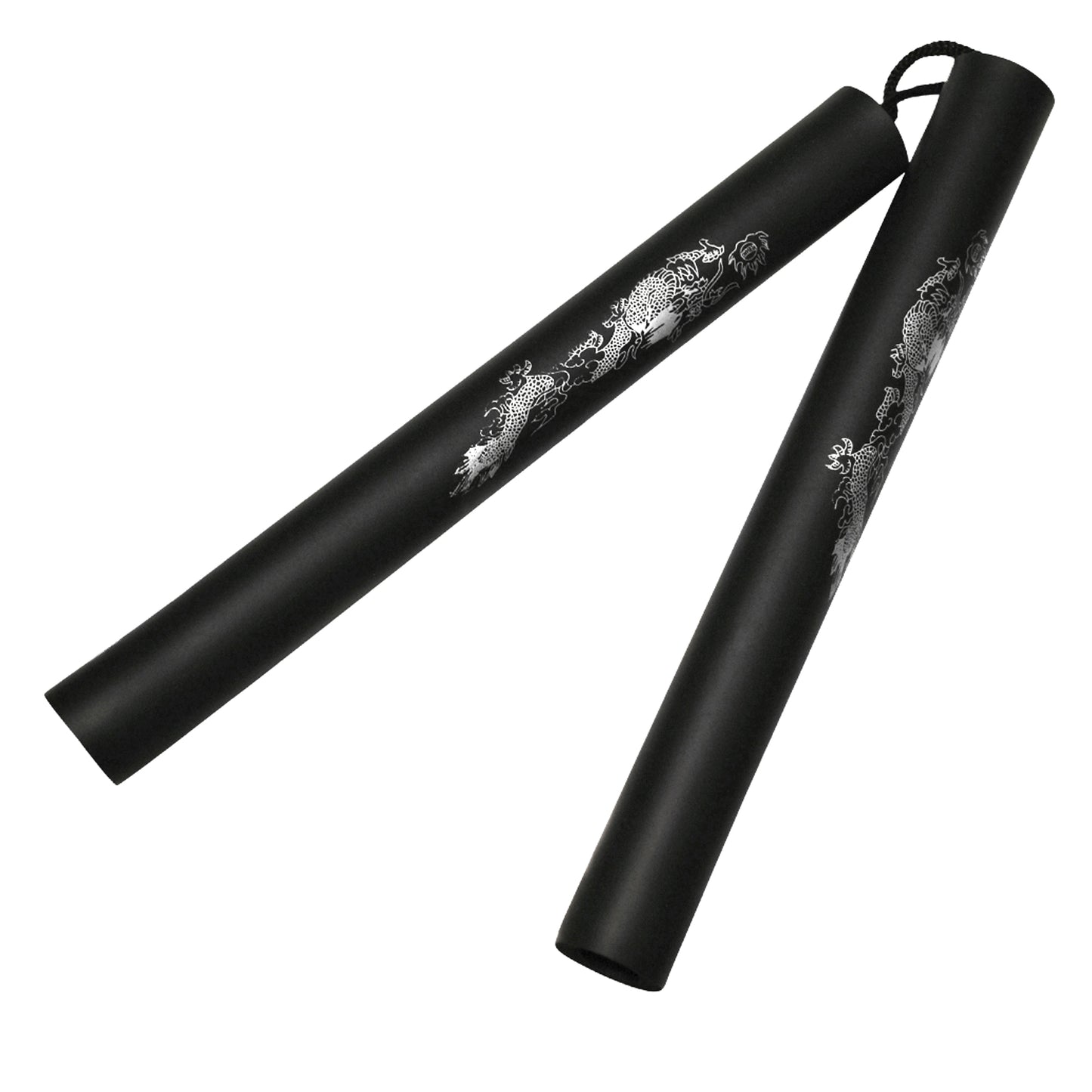 12" Black Foam Nunchaku | Martial Arts Training Weapon