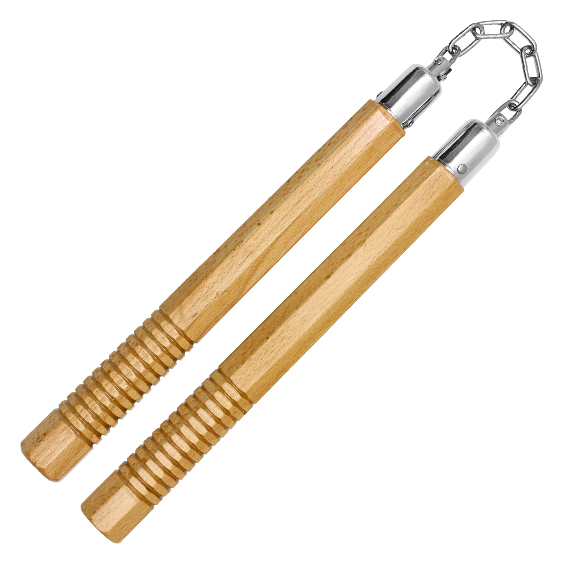 12 25 Ridged Wooden Nunchaku Martial Arts Training Weapon Neptune 12-25-ridged-wooden-nunchaku-martial-arts-training-weapon-neptune