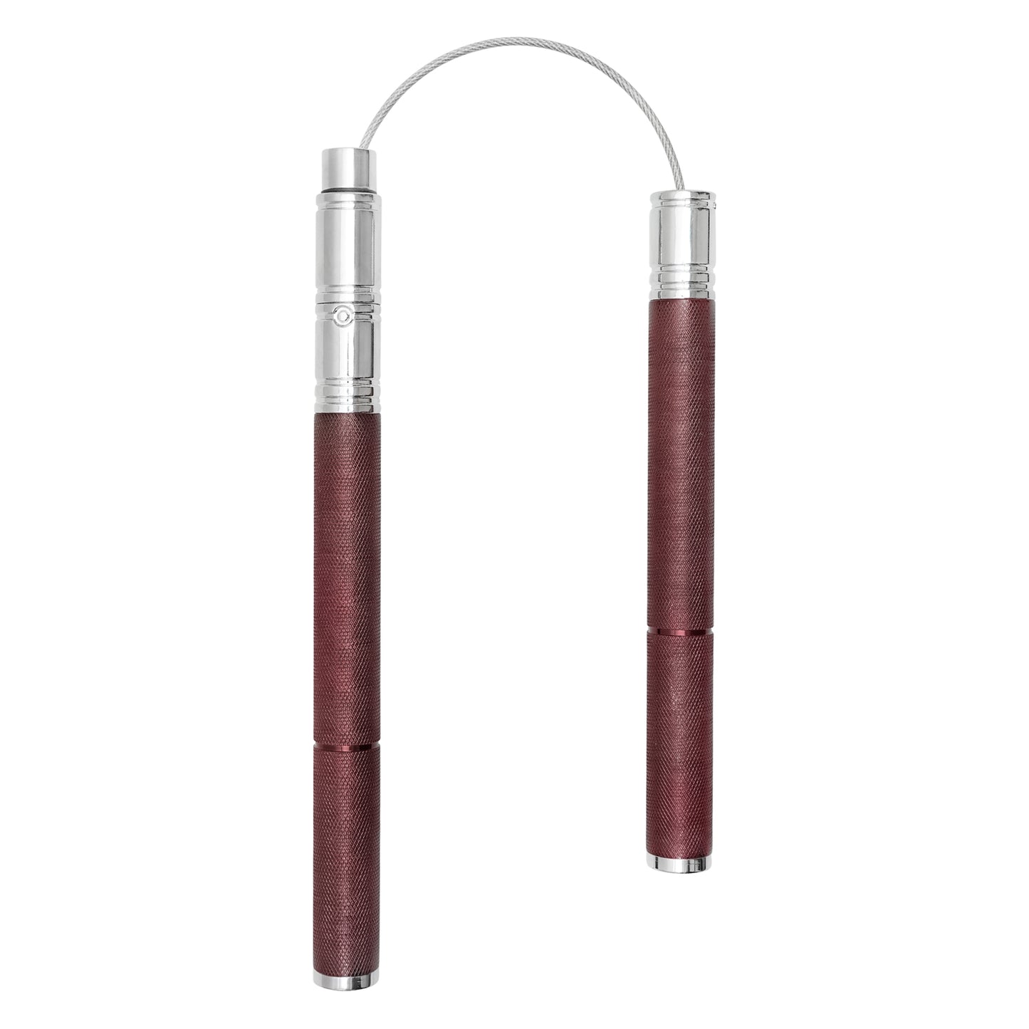 26" Red Wired Metal | Practice Nunchucks