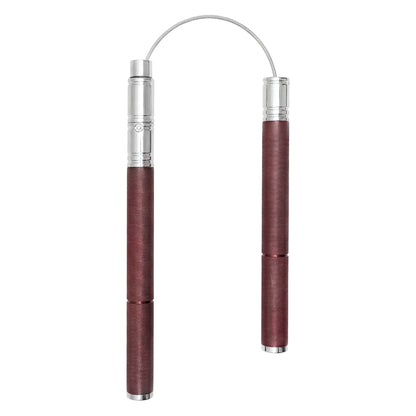 26" Red Wired Metal | Practice Nunchucks