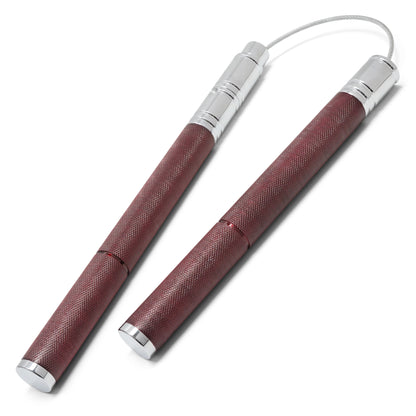 26" Red Wired Metal | Practice Nunchucks