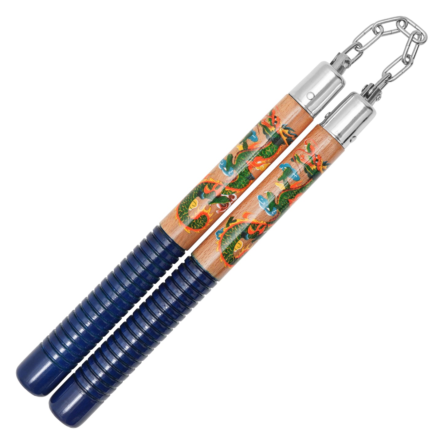 30.5" Wooden Dragon | Practice Nunchucks