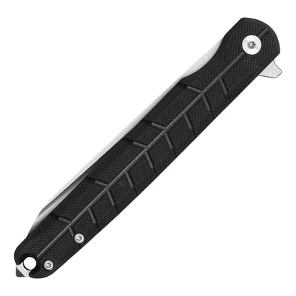 Buckshot Knives - 8.75" Black Slim | D2 Ball Bearing Pocket Knife