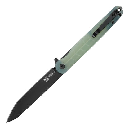 Buckshot Knives - 8.75" Translucent Slim | D2 Ball Bearing Pocket Knife