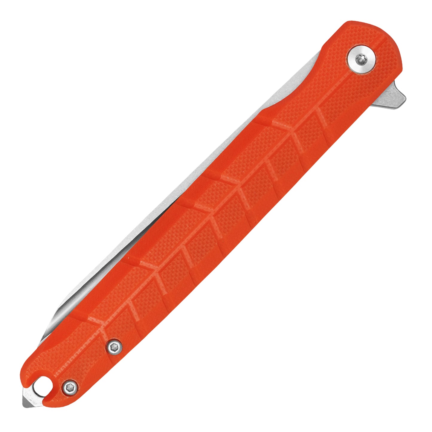 Buckshot Knives - 8.75" Orange Slim | D2 Ball Bearing Pocket Knife