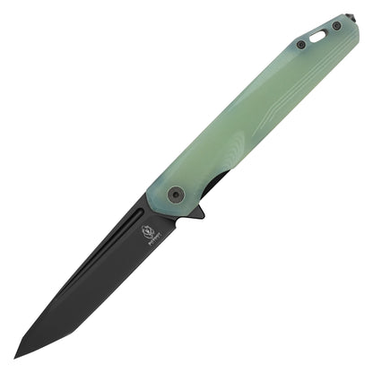 Buckshot Knives - 8.5" Translucent Slim D2 Tanto | Ball Bearing Pocket Knife