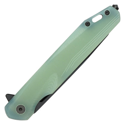 Buckshot Knives - 8.5" Translucent Slim D2 Tanto | Ball Bearing Pocket Knife