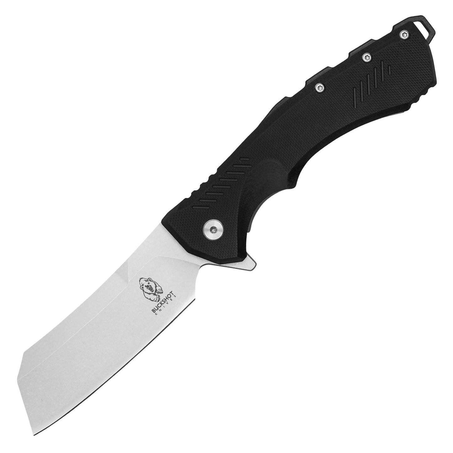 Buckshot Knives - 8.5" Black | D2 Pocket Cleaver Knife