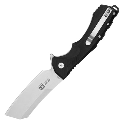 Buckshot Knives - 8.5" Black | D2 Pocket Cleaver Knife