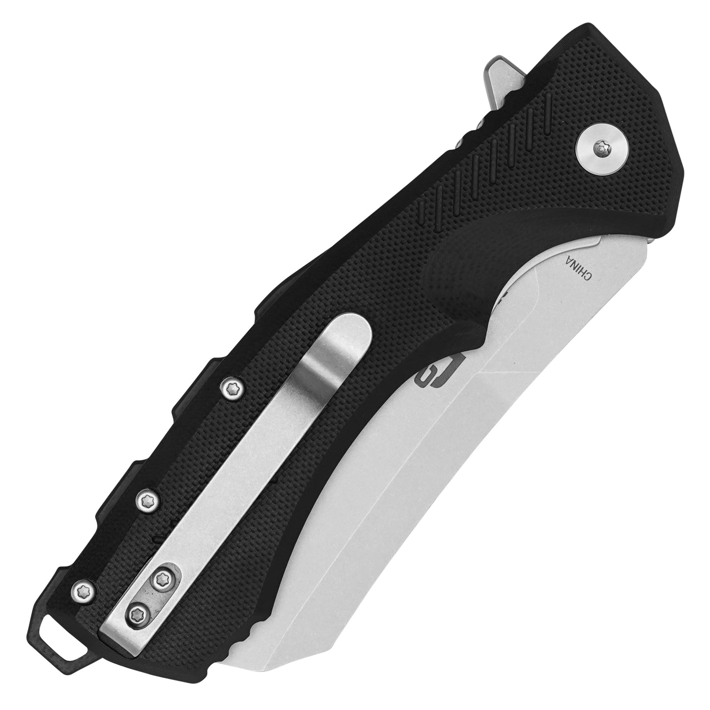 Buckshot Knives - 8.5" Black | D2 Pocket Cleaver Knife