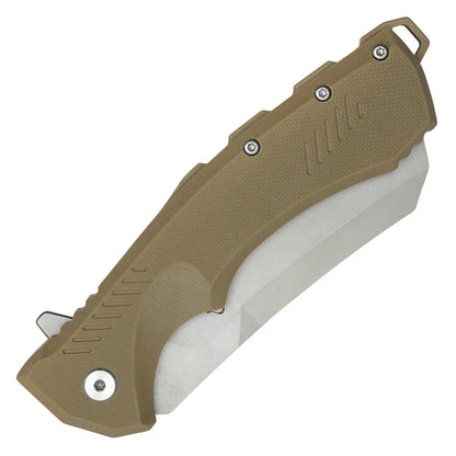 Buckshot Knives - 8.5" Desert Tan | D2 Pocket Cleaver Knife