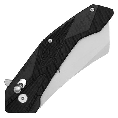 Buckshot Knives - 8" Black | D2 Pocket Cleaver Knife