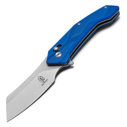 Buckshot Knives - 8" Blue | D2 Pocket Cleaver Knife