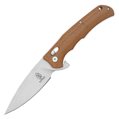 Buckshot Knives - 8.25" Desert D2 Drop Point | Ball Bearing Pocket Knife