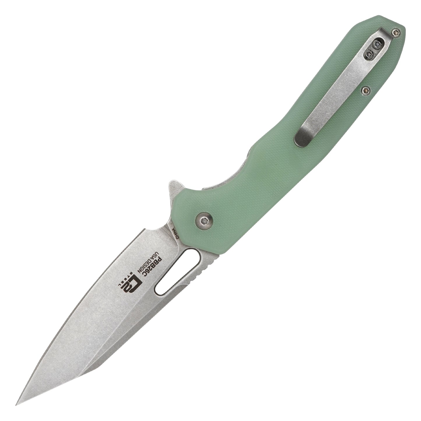 Buckshot Knives - 8.25" Translucent Perforated D2 | Ball Bearing Pocket Knife