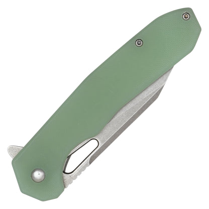 Buckshot Knives - 8.25" Translucent Perforated D2 | Ball Bearing Pocket Knife