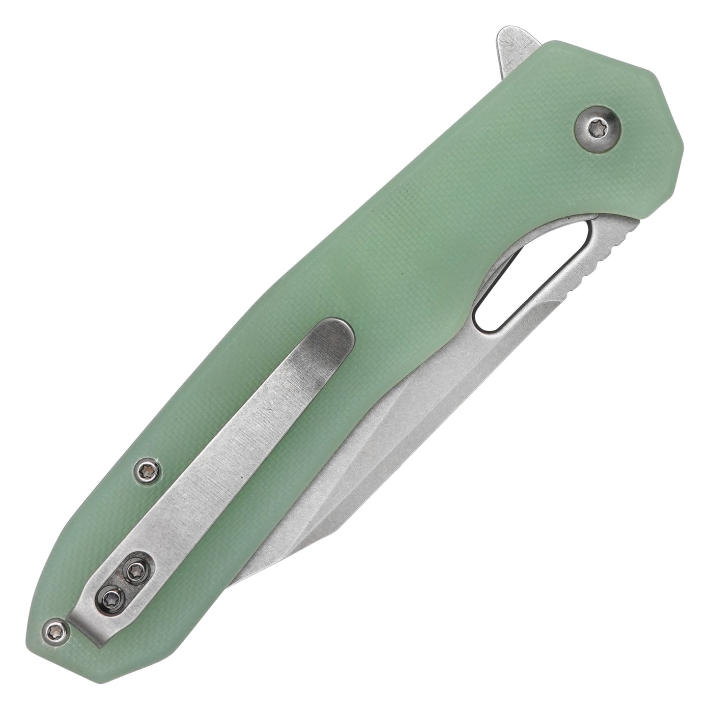 Buckshot Knives - 8.25" Translucent Perforated D2 | Ball Bearing Pocket Knife