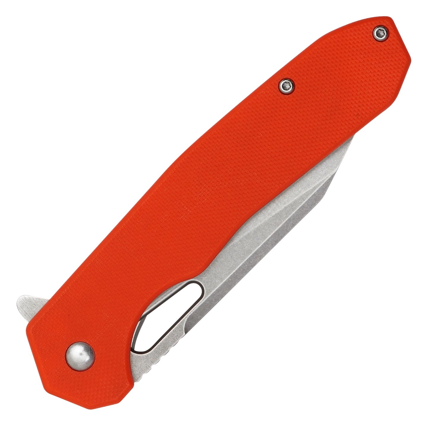 Buckshot Knives - 8.25" Orange Perforated D2 | Ball Bearing Pocket Knife