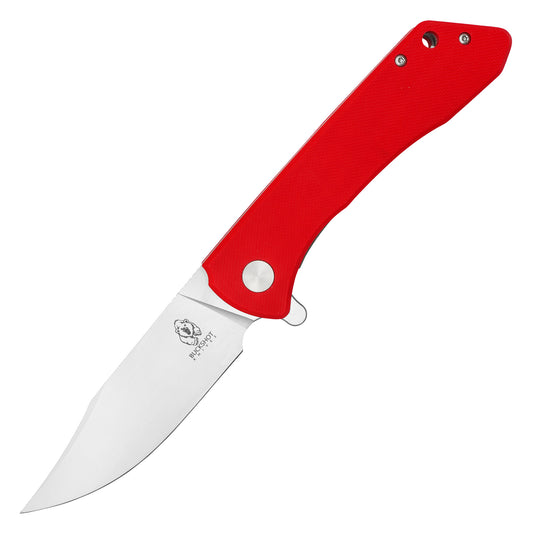 Buckshot Knives - 8.25" Red D2 | Ball Bearing Pocket Knife