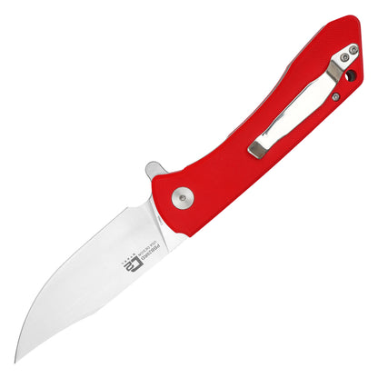 Buckshot Knives - 8.25" Red D2 | Ball Bearing Pocket Knife