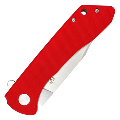 Buckshot Knives - 8.25" Red D2 | Ball Bearing Pocket Knife