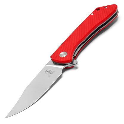Buckshot Knives - 8.25" Red D2 | Ball Bearing Pocket Knife