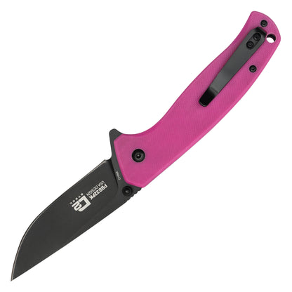 Buckshot Knives - 7.75" Pink D2 | Ball Bearing Pocket Knife