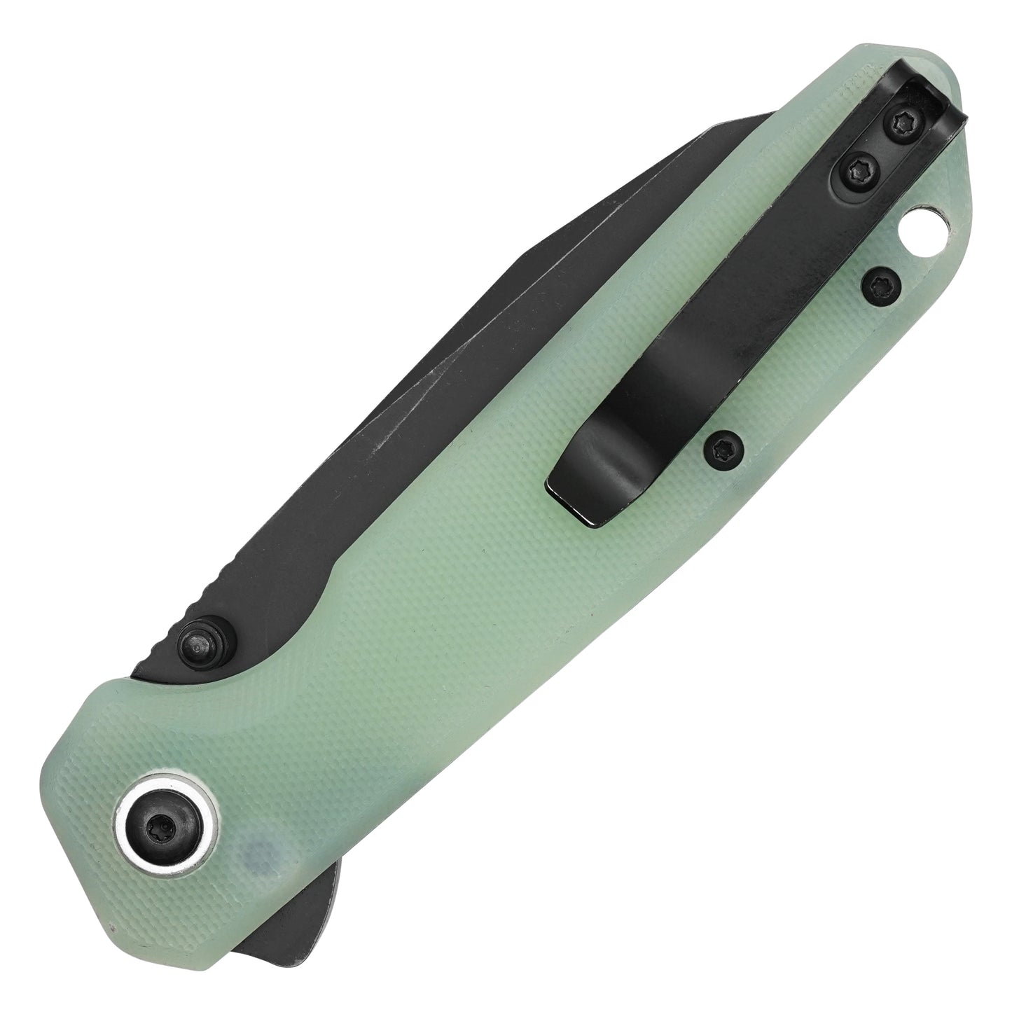 Buckshot Knives - 7.75" Jade D2 | Ball Bearing Pocket Knife