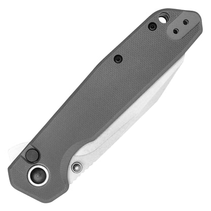 Buckshot Knives - 7.75" Gray D2 | Ball Bearing Pocket Knife