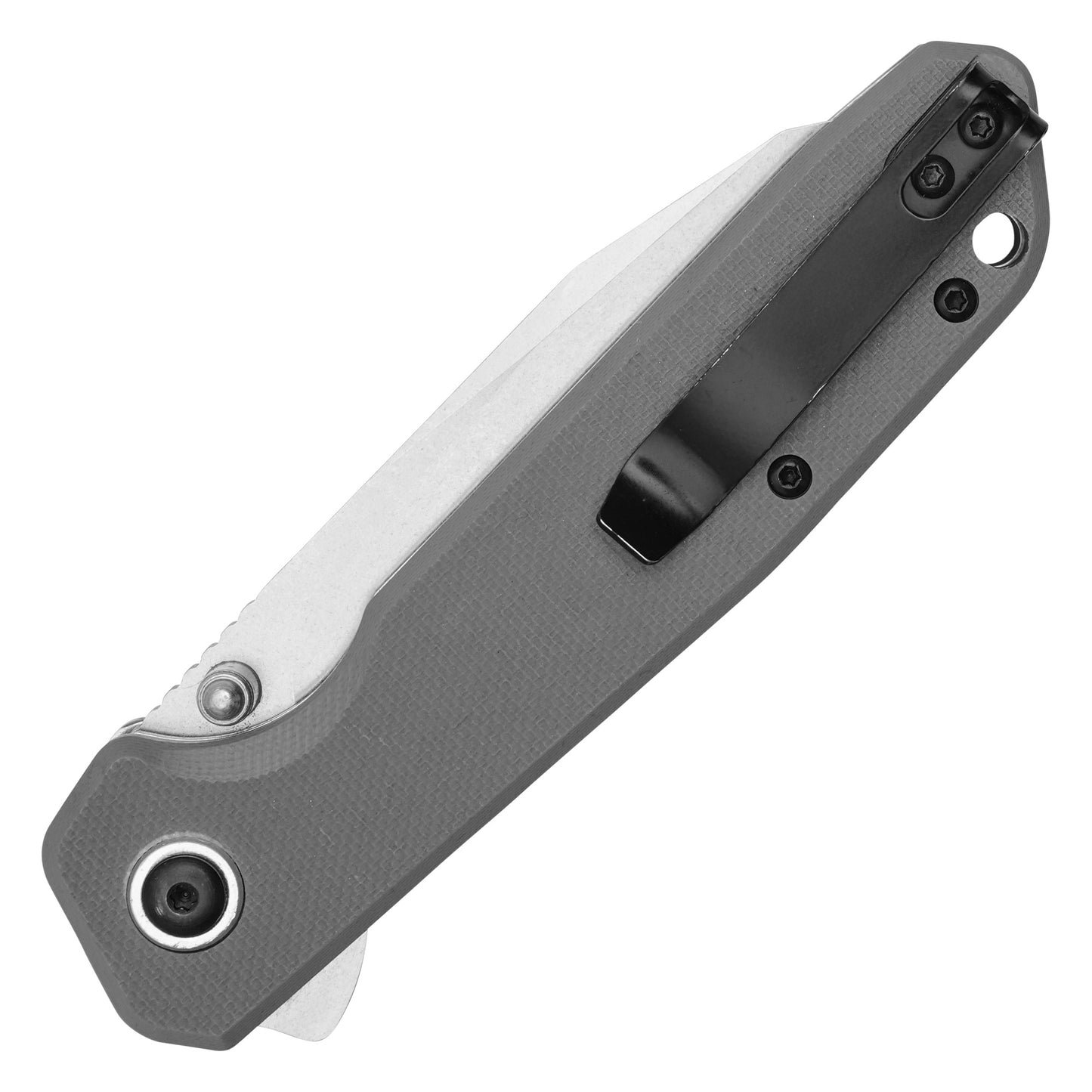 Buckshot Knives - 7.75" Gray D2 | Ball Bearing Pocket Knife