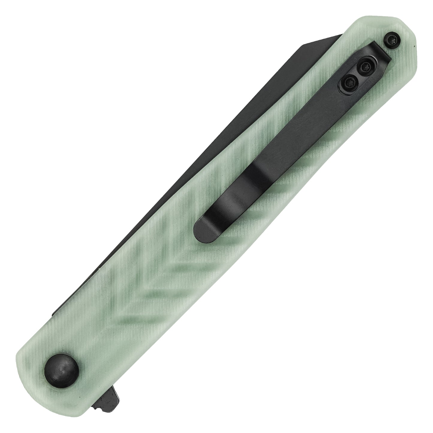 Buckshot Knives - 8.5" Slim Jade D2 | Ball Bearing Pocket Knife
