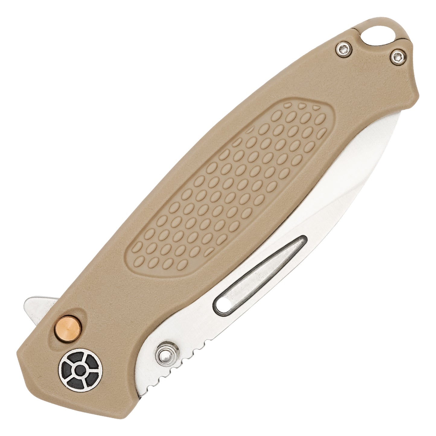Buckshot Knives - 8.25" Desert Textured D2 | Ball Bearing Pocket Knife