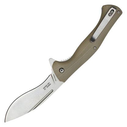 Buckshot Knives - 9” Desert D2 Steel | Ball Bearing Pocket Knife