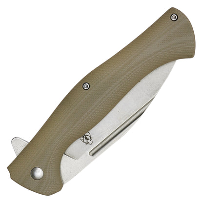 Buckshot Knives - 9” Desert D2 Steel | Ball Bearing Pocket Knife