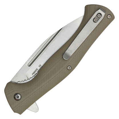 Buckshot Knives - 9” Desert D2 Steel | Ball Bearing Pocket Knife