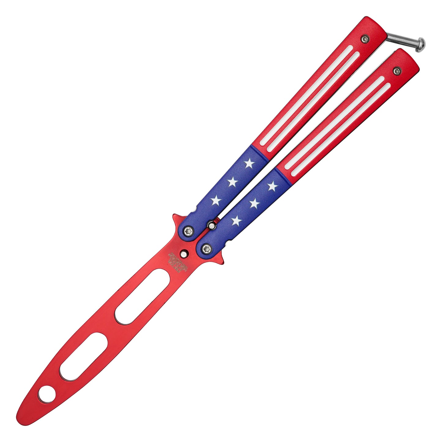 Wartech - 9.25" USA Flag | Butterfly Trainer Knife