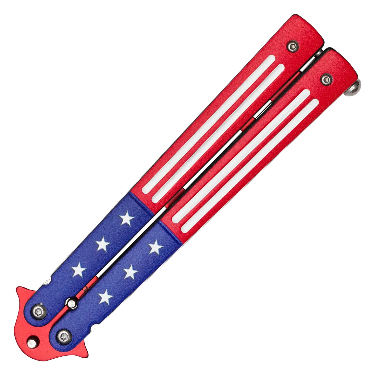 Wartech - 9.25" USA Flag | Butterfly Trainer Knife