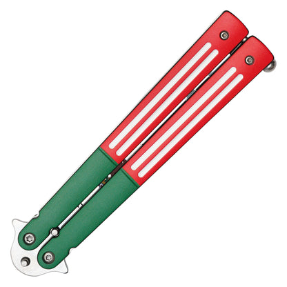 Wartech - 9.25" Mexico Flag | Butterfly Trainer Knife