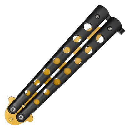 7.75" Gold Perforated | Butterfly Trainer